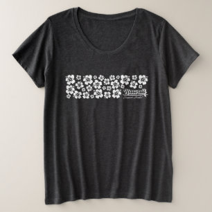 Hawaii Hibiskus Tropical Summer Beach Vacation Große Größe T-Shirt