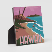 Hawaii Hintergrund Fotoplatte (Vorderseite)