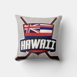 Hawaii-Hockey-Logo-Namen-u. Zahl-Kissen Kissen
