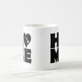 Hawaii Home Heart State Mug oder Travel Mug Kaffeetasse (Mittel)
