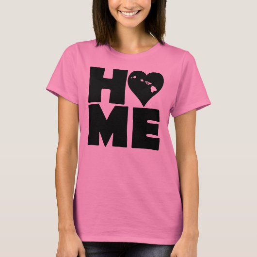 Hawaii Home Heart State Tees T-Shirt (Vorderseite)