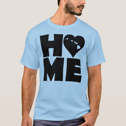 Hawaii Home Heart State Tees T-Shirt (Vorderseite)