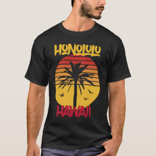 Hawaii Honolulu Palmen T-Shirt
