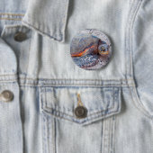 Hawaii Honu Sea Turtle Foto Relax Script Bold Button (Beispiel)