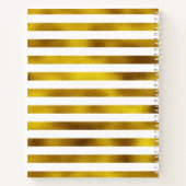 Hawaii Honu Sea Turtle On Beach Time Script Gold Notizblock (Rückseite)