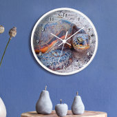 Hawaii Honu Sea Turtle Tropical Beach Foto Modern Uhr