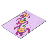 Hawaii Honu Sea Turtles Notizblock (Linke Seite)