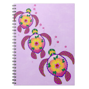 Hawaii Honu Sea Turtles Notizblock