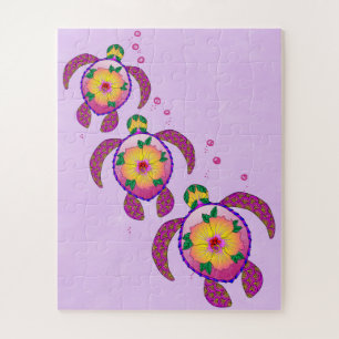 Hawaii Honu Sea Turtles Puzzle