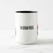 Hawaii Honu Tribal Hook HIFlag Tasse (Zentrum)