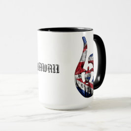 Hawaii Honu Tribal Hook HIFlag Tasse