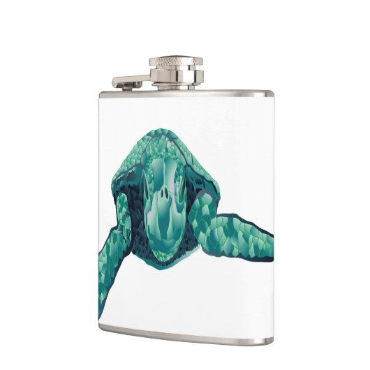 Hawaii Honu Turtle Flachmann (Links)