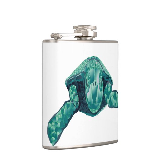 Hawaii Honu Turtle Flachmann (Rechts)