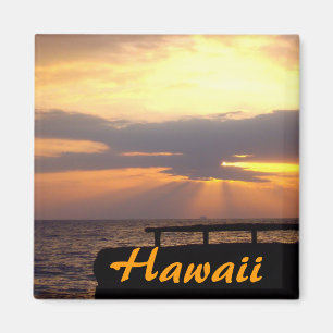 Hawaii-Horizont-Sonnenuntergang Magnet