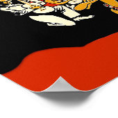 Hawaii hula girl, Traditionstanz, Musik, Party Poster (Ecke)