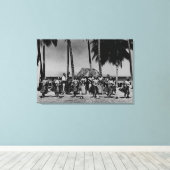 Hawaii - Hula Girls Dancing Leinwanddruck (Insitu (Holzboden))