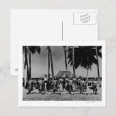 Hawaii - Hula Girls Dancing Postkarte (Vorne/Hinten)