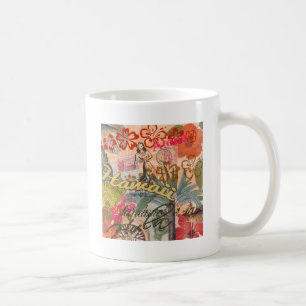 Hawaii Hula Reise Blumen Vintage Kaffeetasse