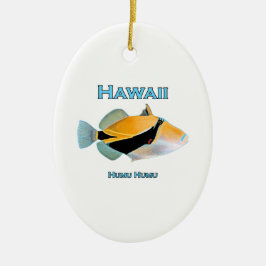 Hawaii Humu Humu Fish Keramik Ornament