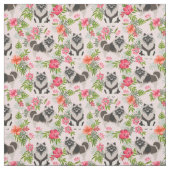 Hawaii-Hund-Hawaii-Blütenrosa Stoff (Muster)