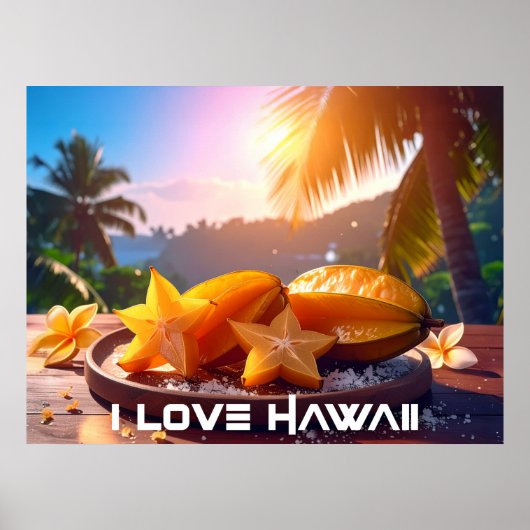 HAWAII - I LOVE HAWAII POSTER (Vorne)