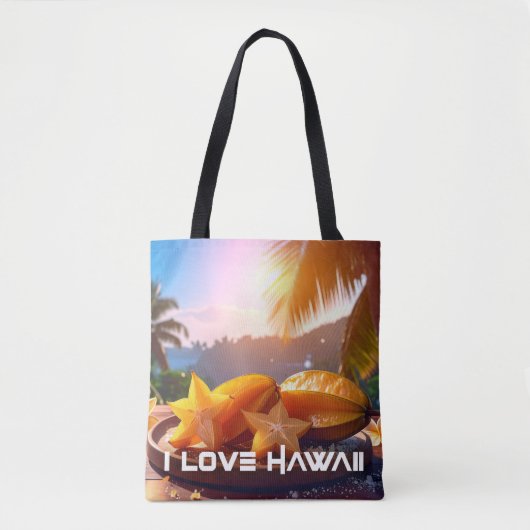 HAWAII - ICH LIEBE HAWAII TASCHE (Vorderseite)