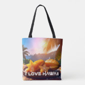 HAWAII - ICH LIEBE HAWAII TASCHE (Rückseite)