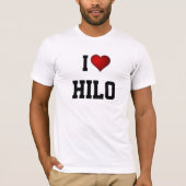 Hawaii: Ich LIEBE HILO T-Shirt (Vorderseite)