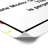 Hawaii Information Educational US Staat Poster (Ecke)