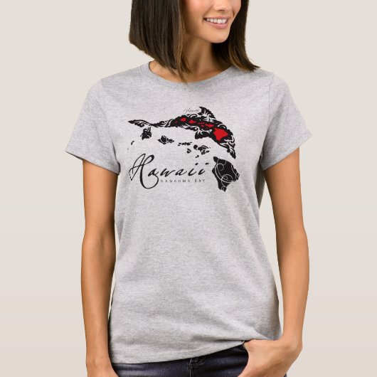 Hawaii-Insel-Delphin T-Shirt (Vorderseite)