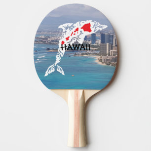 Hawaii-Insel-Delphin Waikiki Tischtennis Schläger