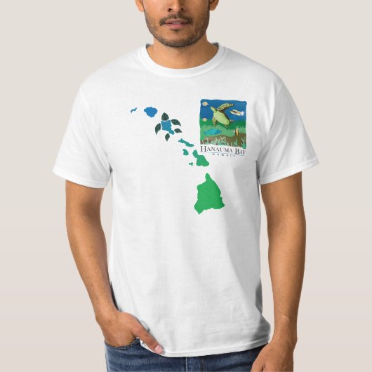 Hawaii-Insel-Kette - Hanauma T-Shirt (Vorderseite)