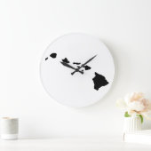 Hawaii-Insel-Ketten-Uhr Große Wanduhr (Zuhause)