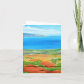 Hawaii-Insel Lanai Landschaft Feiertagskarte (Rückseite)