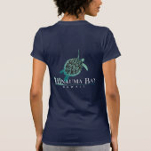 Hawaii-Insel-Schildkröte Hanauma Bucht T-Shirt (Rückseite)