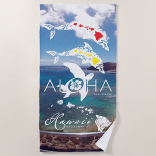 Hawaii-Inseln Aloha Strandtuch