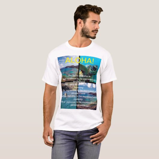 Hawaii-Inseln Aloha T-Shirt (Vorne ganz)