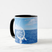 Hawaii-Inseln Aloha Turtle Tasse (Vorderseite Links)