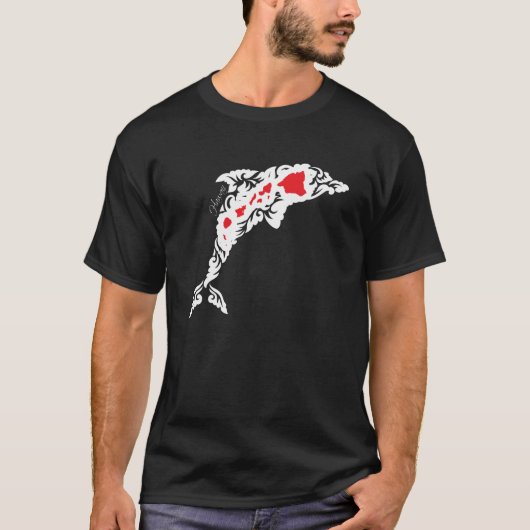 Hawaii-Inseln Dolphin Shirt (Vorderseite)