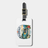 Hawaii-Inseln Gepäckanhänger (Vorderseite vertikal)