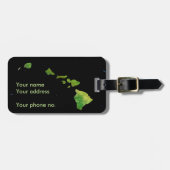 Hawaii-Inseln Gepäckmarke Gepäckanhänger (Vorderseite horizontal)