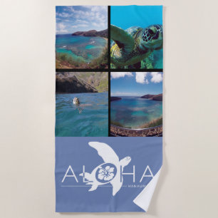 Hawaii Inseln Hanauma Bay Aloha Turtle Strandtuch