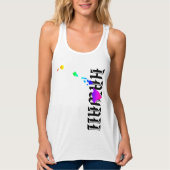 HAWAII INSELN NEON RAINBOW TANK TOP (Vorderseite)