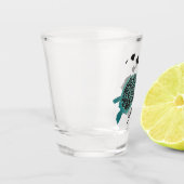 Hawaii-Inseln Schildkröte Shotglas Schnapsglas (Links)