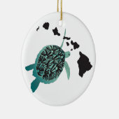 Hawaii Inseln Turtle Keramik Ornament! Ornament (Rechts)