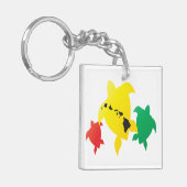 Hawaii-Inseln Turtle Schlüsselanhänger (Vorderseite links)