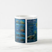 Hawaii-Inseln und Hawaii-Schildkröte Kaffeetasse (Mittel)