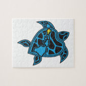 Hawaii-Inseln und Hawaii-Schildkröte Puzzle (Horizontal)