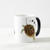 Hawaii-Inseln und Hawaii-Schildkröte Verwandlungstasse (VorderseiteRechts)