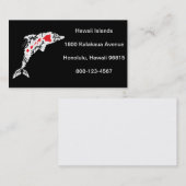 Hawaii-Inseln Visitenkarte (Vorne/Hinten)